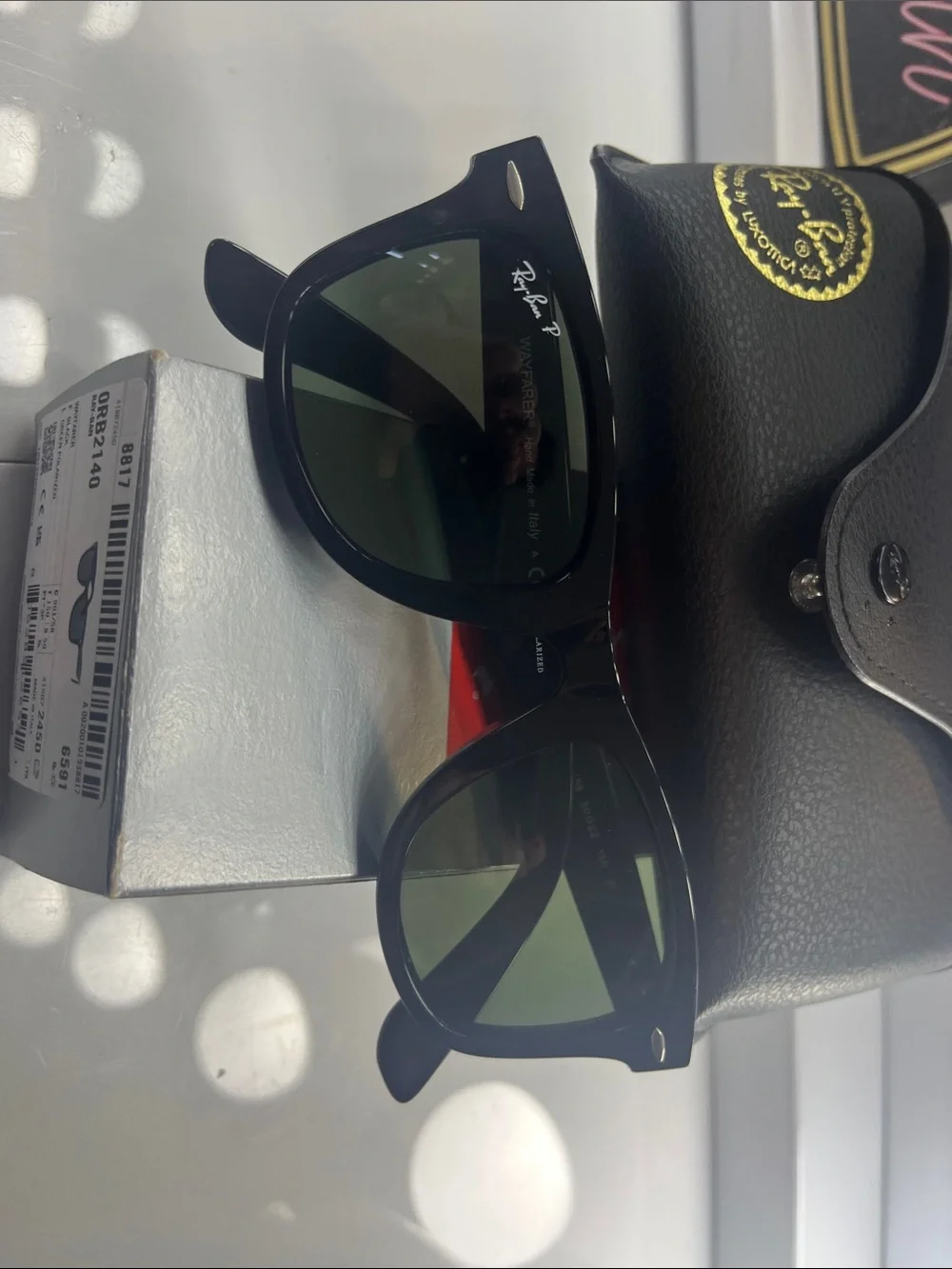 Ray ban polarized sunglasses (unisex )